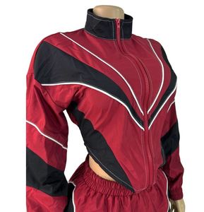 Conjunto Deportivo de 2 Piezas para Mujer, Sudadera con Capucha y Pantalones de Chándal, Cuello Alto, Diseño Casual de Invierno, con Logotipo Personalizado - Product Image 2