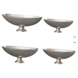 Aluminium Material Simply Design Modern Silver Color Metal Serving <b>Bowl</b> For Home & Restaurant Fruit & Salad & Date Decor <b>Bowl</b> - Product Image 5