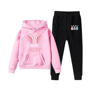 Chándal de serigrafía de poliéster 100% transpirable hecho en fábrica para mujer patrón sólido al por mayor - Product Image 4