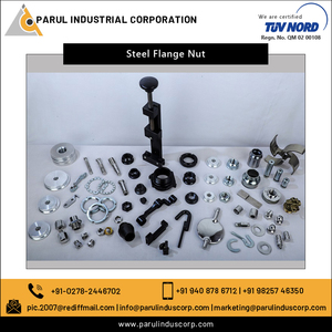 Best Selling Customized Industrial & Automotive Steel Spindle Flange Nut Zinc Plated Finish Directly Exported From India - Product Image 3