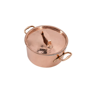 Casserole en cuivre 100% avec couvercle assorti Qualité luxueuse à prix raisonnable Fabuleux chauffe-plats - Product Image 6