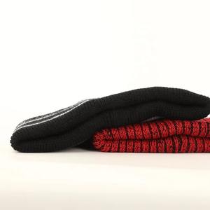 Bonnets en tricot d'hiver personnalisés avec logo en relief, fabrication OEM, chapeaux chauds en acrylique, mode streetwear unisexe, fabricant - Product Image 2