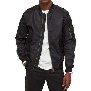 Fournisseur de vêtements de mode urbaine, remise en gros, veste bomber pour homme, imperméable, hiver, extérieur, épaisseur standard, devant - Product Image 4