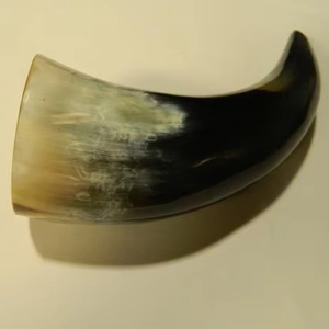 Tasses en céramique en corne de buffle de super qualité grande corne naturelle pour les restaurants à boire de la bière pour les occasions de Noël de haute qualité - Product Image 1