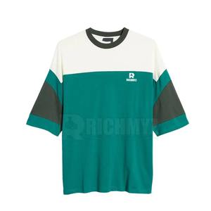 T-shirts pour hommes fabriqués en usine, respirants, à épaules tombantes, personnalisables, meilleurs vêtements d'été, t-shirt trois couleurs, OEM, t-shirts pour hommes fabriqués sur mesure - Product Image 6