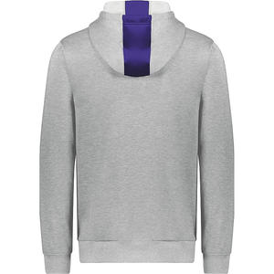 Venta al por mayor personalizada con cremallera ropa de calle con cremallera doble cremallera Polar peso pesado Sudadera con capucha hombres sudaderas con capucha - Product Image 2