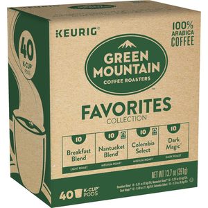 Paquete de 40 de la colección Green Mountain Coffee Roasters Favorites - Product Image 3
