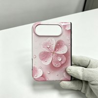 Coque de téléphone pliable 3D vierge pour sublimation, personnalisable par transfert thermique, avec aimant, pour impression DIY
