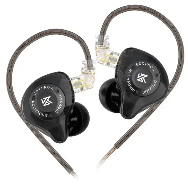 Original KZ EDX PRO X Headphone 3.5mm Wired Stereo HiFi Bass Music In-Ear Sports Earbuds Without Microphone