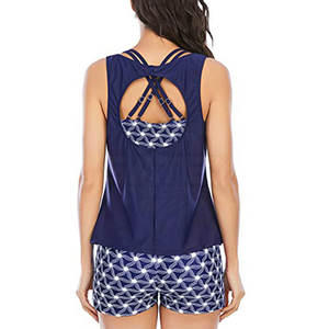 Conjunto de Traje de Baño de Dos Piezas con Top sin Tirantes y Logotipo Frontal, de Secado Rápido y Ecológico para Mujer - Product Image 2