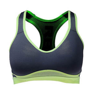 Soutien-gorge de sport respirant pour femmes personnalisable Soutien-gorge de gymnastique en tissu doux au design coloré - Product Image 4