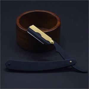 Gray Rocks Noir Élégance Précision Bord Droit Barbier Rasoir Élégant Professionnel En Acier Outil Soins Personnels Logo OEM - Product Image 3