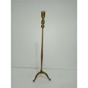 Bougeoirs en métal doré vintage en gros, ensemble de bougeoirs à tige haute, décoration de centre de table, support de bougie en aluminium - Product Image 2