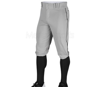 Pantalon de baseball personnalisé pour jeunes hommes, grande taille, respirant, 100 % polyester, séchage rapide, service OEM - Product Image 3