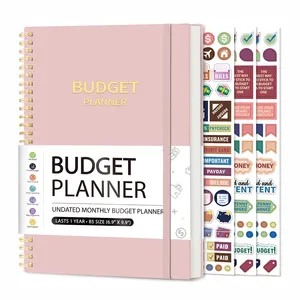 Uptodate Kopen A5 Spiraalvormige Dagboek Notebook Money Organizer Excost Tracker Notitieblok Geld Besparing Budget Planner Boeken