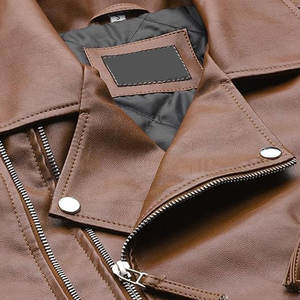 Venta directa de fábrica Chaqueta de cuero de cuello alto para hombre de alta calidad por encargo para invierno High Street Style-Venta al por mayor - Product Image 5