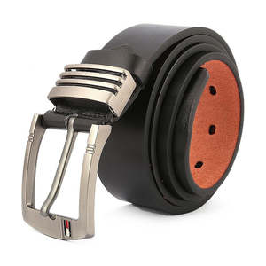 Ceinture en cuir artificiel noir pour homme Chase Value, 47 pouces - Product Image 1
