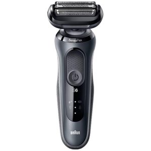 Afeitadora Eléctrica Inalámbrica Recargable por USB para Hombre, Impermeable, con Cinco Cuchillas Rotatorias, Doble Cabezal Lavable, Diseño Alemán - Product Image 1