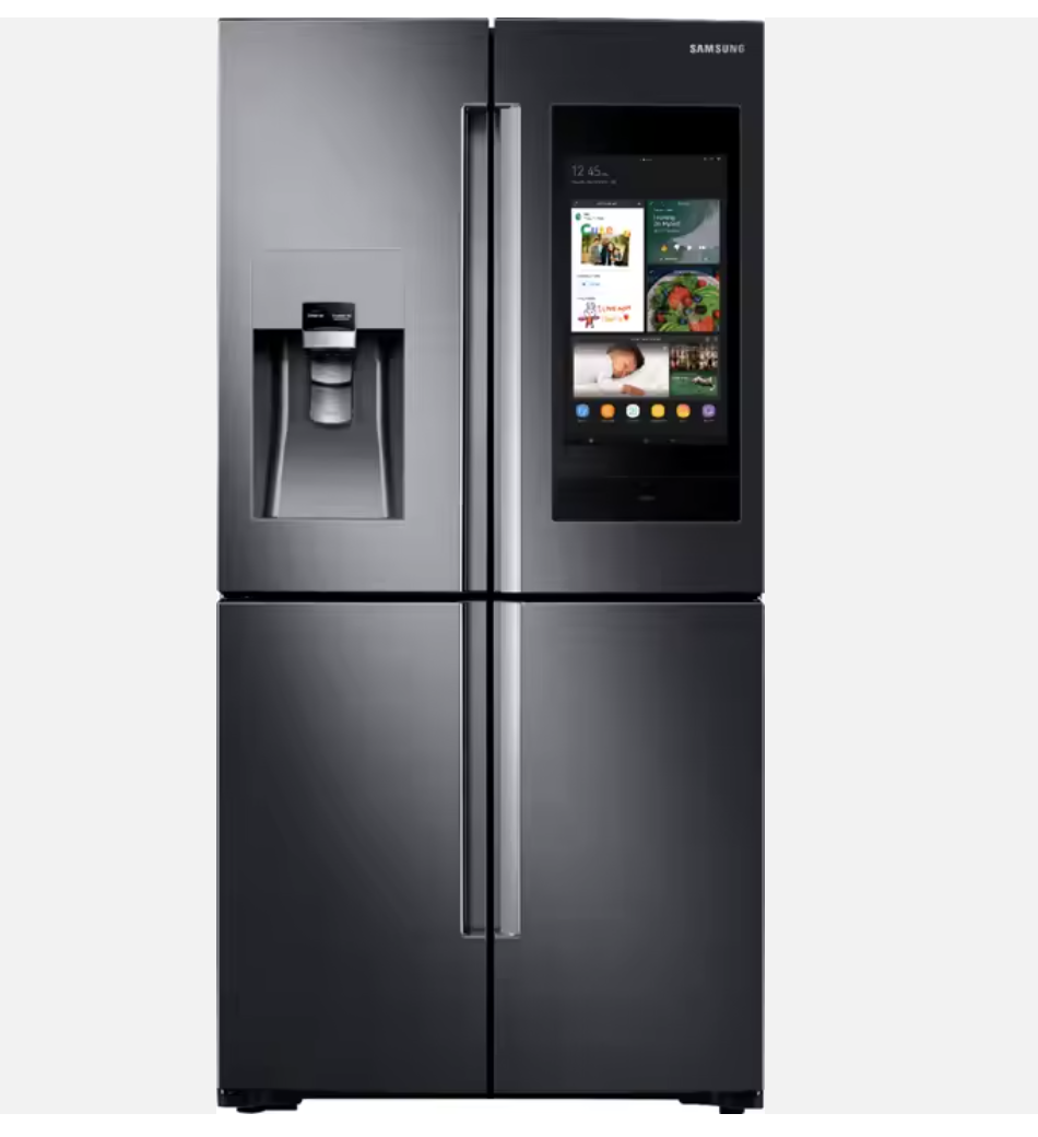 Натуральная 28 Cu ft 4-дверный холодильник с сенсорным экраном, готовый к отправке
