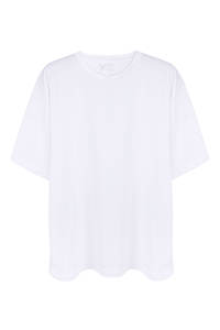 เสื้อยืดโอเวอร์ไซส์สีขาวคุณภาพสูง ยูนิเซ็กซ์ ผ้าฝ้าย 100% แขนสั้น ระบายอากาศได้ดี ผลิตในตุรกี ผู้จัดจำหน่ายขายส่ง - Product Image 5