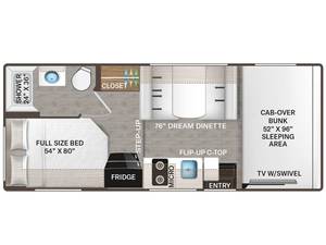 Nouvelles caravanes de camping 2026 T-h-o-r C-o-l-e-m-a-n 21E-Z-F pour des voyages en camping-car confortables - Product Image 2