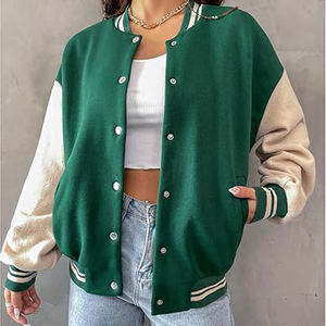 2025 personnalisé hommes Varsity Letterman veste qualité en plein air décontracté hiver veste Stand surdimensionné épais en cuir manches goutte - Product Image 5