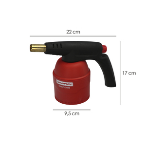 Torche à cartouche, corps en ABS, allumage piézoélectrique - Product Image 2