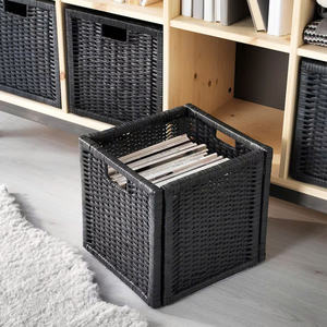 Handwoven Eco-Friendly <b>Willow</b> Rattan Storage <b>Basket</b> Stylish Durable for Organizing Household Essentials with Functional Elegance - Product Image 2