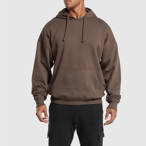 Top Produit Tendance Plaine Blanc Hommes Sweat À Capuche Surdimensionné Léger Et Confortable À Porter Hommes Pull À Capuche - Product Image 1