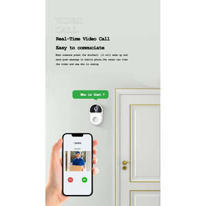 Réseau de sécurité à domicile wifi sans fil vue de téléphone intelligent caméra de sonnette de porte audio bidirectionnelle pour les appartements - Product Image 4