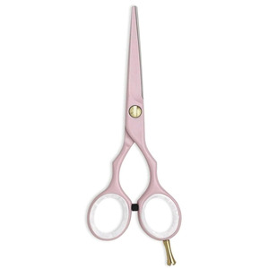 Tijeras de Peluquería Profesionales de Alta Gama con Anillo de Goma, Color Rosa, Hojas Duraderas y Afiladas - Product Image 6