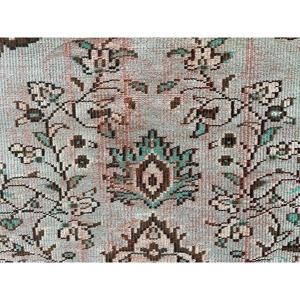 5.7x8.6 ft Rug, Turkish Vintage Large Rug, <b>Brown</b> <b>Wool</b> Rug - Product Image 5