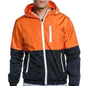 เสื้อแจ็คเก็ตกันลมผู้ชายแบบใหม่ทันสมัย วัสดุโพลีเอสเตอร์ คุณภาพดีเยี่ยม สำหรับฤดูร้อน ป้องกันลมได้ดีเยี่ยม รับผลิตตามแบบ - Product Image 1