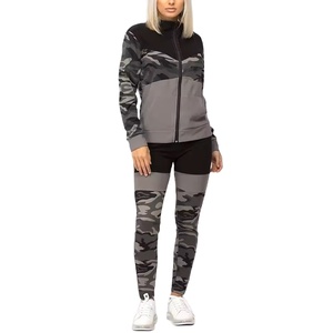 Nuevo Diseño, Chándal Deportivo para Mujer con Estampado de Camuflaje Sublimado, Último Estilo, Chándales con Cremallera para Mujer, Nueva Moda, CP-WTS-10 - Product Image 6