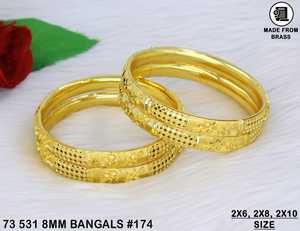 Brazaletes de metal de tradición eterna con motivos culturales para minoristas de joyería Premium Brazaletes de metal Desi Grace - Product Image 5