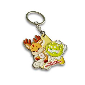 Porte-clés en métal personnalisé, pendentif créatif DIY, alliage de zinc, émail UV, cadeau promotionnel - Product Image 3