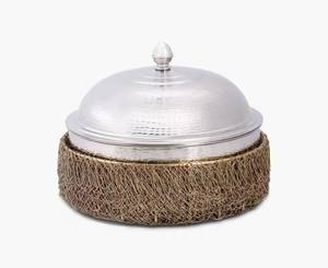 Tendance Nouveau design en métal en acier inoxydable et nacre en métal servant des aliments hot pot ustensiles de cuisine et serveur de chauffe-aliments - Product Image 4