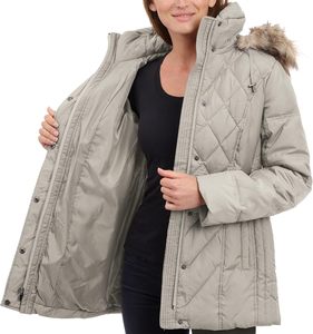 Vestes longues en peluche ODM fabriquées en usine pour femmes Logo personnalisé fabriqué à partir du meilleur matériau matelassé à l'intérieur chaud pour l'hiver - Product Image 4