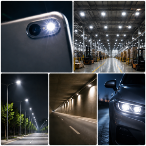 XINGLIGHT Ultra Güvenilir 3535 Kubbe Lensli Buz Mavisi Yüksek Güçlü SMD LED Diyot, El Feneri Aydınlatması için - Product Image 4
