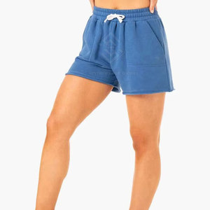Shorts de Mujer Transpirables de Alta Calidad, Cintura Alta, Color Sólido, Tela Suave, Corte Regular, para Verano, Venta al Por Mayor - Product Image 3