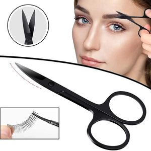 Pince à épiler 5 pièces pour sourcils, ensemble de pinces à sourcils avec ciseaux et sac en cuir, ciseaux à épiler à sourcils professionnels - Product Image 6