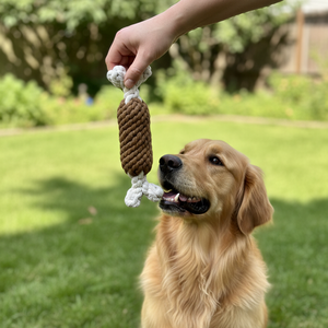 Juguete para Perro de Jamón Ahumado Ecológico Hecho a Mano, Juguete para Mascotas Sostenible, Lujoso e Indestructible en una Bolsa - Product Image 3