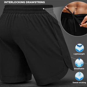 Pantalones cortos de boxeo transpirables para hombre para entrenamiento y partidos Ajuste personalizado OEM con etiqueta privada e impresión de logotipo disponible - Product Image 4