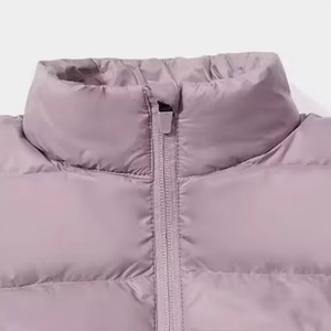 New Style Hot Bomber <b>Jacket</b> for Women Custom Waterproof Winter Outdoor Stand Collar Button Closure Cotton & Nylon Lining - Product Image 6