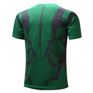 Gran oferta 100% poliéster algodón Ringer camiseta para hombres nueva llegada diseño de sublimación personalizado transpirable y único - Product Image 6