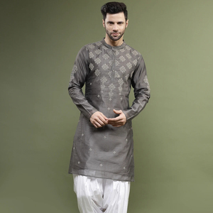 Nouveau designer indien et pakistanais vêtements ethniques pour hommes ensembles de pyjama Kurta pour mariage et festival porter au prix de gros - Product Image 1