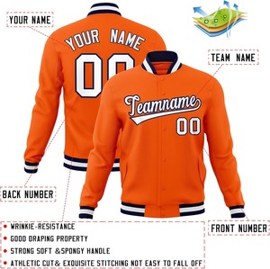 Veste d'université personnalisée Allover avec numéro de nom brodé Logo en chenille Blouson de baseball universitaire Blouson Letterman Direct Factory - Product Image 6