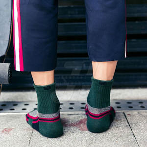 Design personnalisé de haute qualité pour hommes décontracté coton/laine séchage rapide respirant écologique hiver Crew chaussettes - Product Image 2