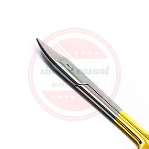 Tijeras Quirúrgicas de Acero Inoxidable Profesionales Reutilizables de Alta Calidad Sature, Tijeras Dentales Rectas para Cirugía - Product Image 5