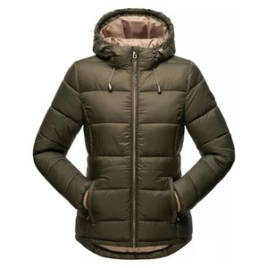Custom Wholesale Canvas Winter Windproof Puffer Jacket with Detachable Hood and Front Logo for Plus Size Men - Product Image 2